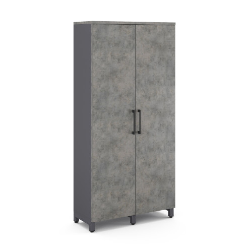 Гардероб распашной Kobor HRG-90/40/M graphite/chicago Гардероб распашной Kobor HRG-90/40/M graphite/chicago