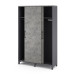 Гардероб-купе Kobor HG-120/40/M graphite/chicago Гардероб-купе Kobor HG-120/40/M graphite/chicago