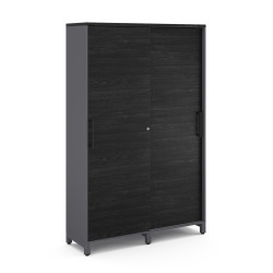 Гардероб-купе Kobor HG-120/40/M graphite/wood