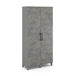 Гардероб распашной Kobor HRG-90/40/M aluminum/chicago
