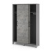 Гардероб-купе Kobor HG-120/40/M aluminum/chicago Гардероб-купе Kobor HG-120/40/M aluminum/chicago