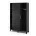 Шкаф-купе гардероб Kobor HKG/5-120/60/M black/wood Шкаф-купе гардероб Kobor HKG/5-120/60/M black/wood