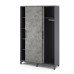 Шкаф-купе гардероб Kobor HKG/5-120/40/M graphite/chicago