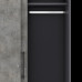 Шкаф-купе гардероб Kobor HKG/5-120/60/M graphite/chicago