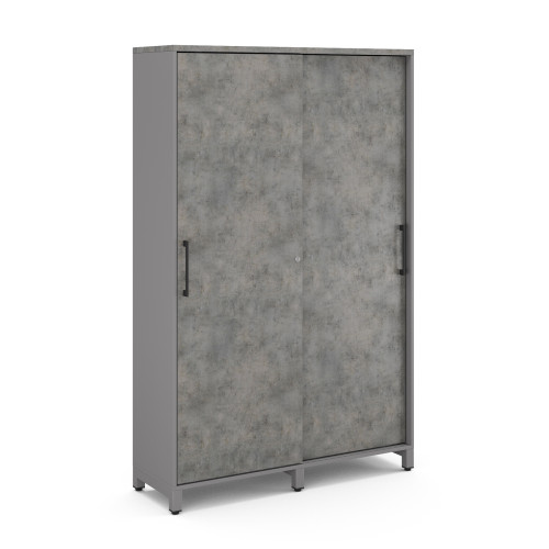 Шкаф-купе гардероб Kobor HKG/5-120/40/M aluminum/chicago Шкаф-купе гардероб Kobor HKG/5-120/40/M aluminum/chicago