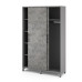 Шкаф-купе гардероб Kobor HKG/5-120/60/M aluminum/chicago Шкаф-купе гардероб Kobor HKG/5-120/60/M aluminum/chicago